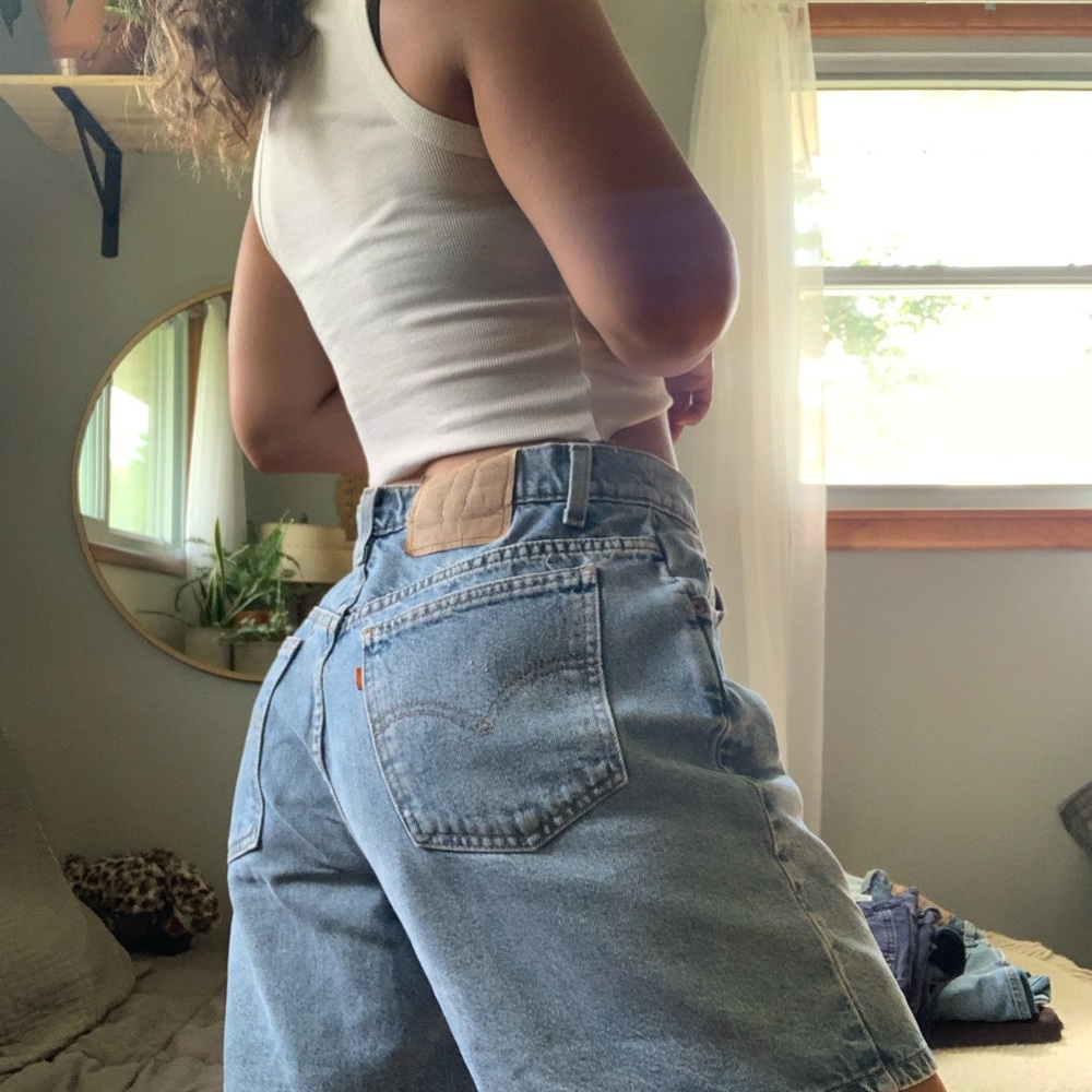 VINTAGE ORANGE TAB LEVIS 967